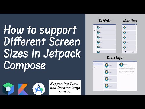 How to Support different screen sizes in Jetpack Compose |  Adaptive TwoPane Layout Jetpack Compose