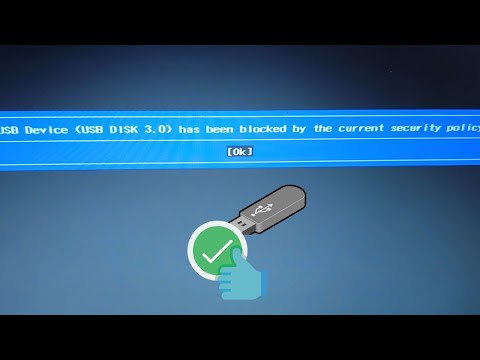 EFI USB device (USB DISK3.0) has been blocked by the current security policy [SOLVED] #usbbootable