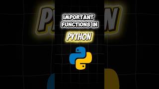 🔥 Top Python Functions You MUST Know as a Beginner! #coding #python