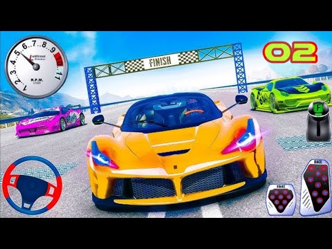 Mega Ramp Car Stunt Master Simulator - GT Impossible Sport Car Racing - Android GamePlay 2023