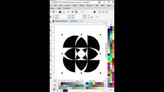 Mastering 3D logo design tutorial in coreldraw #youtubeshorts #graphicdesgin #shortvideo #logo #art