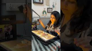 Behind the scenes | miniature frame | small business | Hardwork | customised gifts by hands to heart