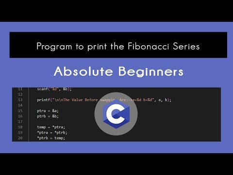 Program to print the Fibonacci Series|  Top 100+ C Language Programs