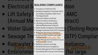 Building compliance |Residential| Facility Management #buildingservicesengineering #facilitymngmt
