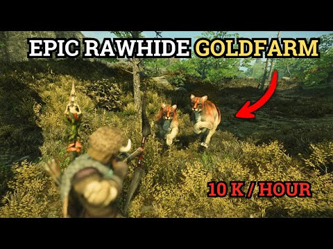 Insane Rawhide Farming Spot for 10K Gold/Hr | New World: Aeternum 2025