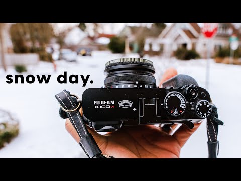 Snow Day with the Fujifilm X100VI and Sony A7 IV