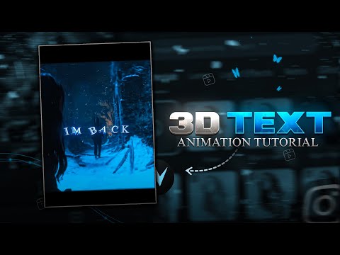 3D Text Animation Tutorial | 3D Text Tutorial