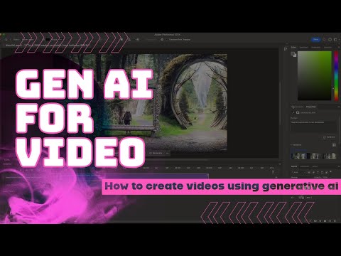 How to create videos using Generative AI - Photoshop gen fill x Premiere Pro workflow