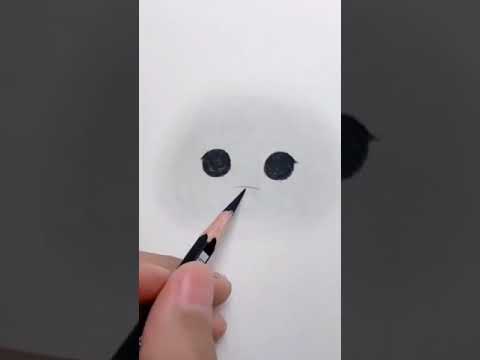 Cute sketch of kitten