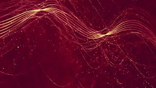 Red colorful glittering lights and particles loop