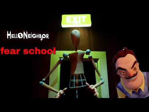 going school in hello neighbor 🎒📚 | fear school mini game
