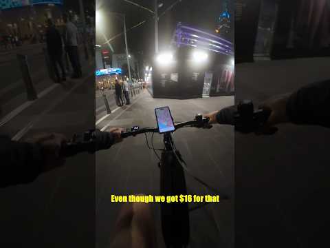 Was this worth $16 #fooddelivery #ubereats #ebikedelivery #melbourne #londoneats