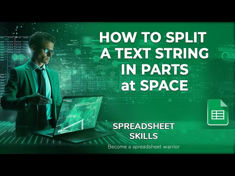 How To Split Up a Text String In a Spreadsheet Based On The Space Between Words