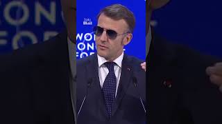 Trump mocks Macron for wearing shades during Davos speech