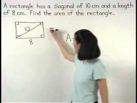 Area of a Rectangle   YourTeacher com   Geometry Help   YouTube