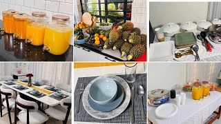 Hosting 20+ Guests at Home|Cooking a Full Course Meal with Spring Rolls, Salads, Passion Cake & More