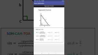 Trigonometric functions 🔥most important #trignometricfunctions #trigonometry