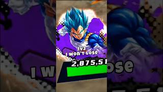 "New Equipment 1V3 With SSBE Vegeta🥶😳"(Dragon Ball legends) #dbl #dragonballlegends #dblegends