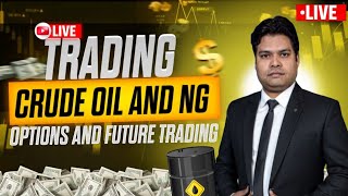 LIVE TRADING IN CRUDE OIL AND NATURAL GAS || #crudeoillive #naturalgas #silvertrading