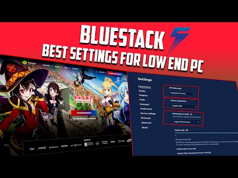 Best Settings For Low End PC 2021 BlueStack 5 Nougat