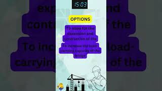 Function of an Expansion Joint in a Bridge | Civil Interview Quiz-31 #civil #shorts #ExpansionJoint