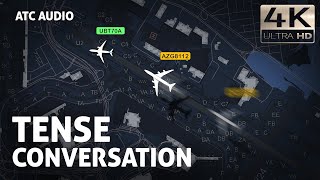 TENSE Dialog between ATC and Pilot at JFK Airport. Real ATC Audio