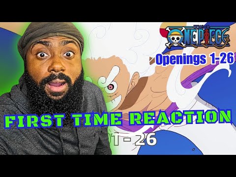 FIRST TIME REACTING to All One Piece Openings (01 - 26)