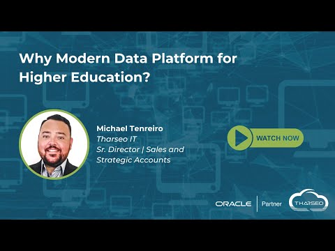 Why Modern Data Platform for Higher ED