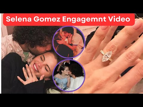 Selena Gomez and Benny Blanco engagement Video| Golden Globes Awards 2025| Selena Gomez