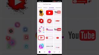 Picsart app kaise YouTube logo Banaye #shorts #viralshorts #youtubeshorts