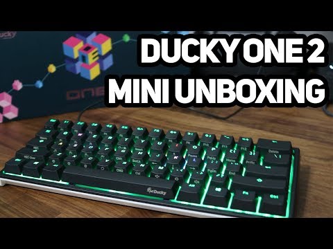 DUCKY ONE 2 MINI 60% MECHANICAL KEYBOARD UNBOXING!!!