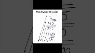 Can you answer the Math Olympiad question? 99% fail to answer #maths #music #riddles #mathstricks