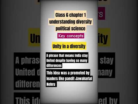 class 6 l chapter 1 l polity l understanding diversity l  #class6 #polity #upsc #classnotes #ssccgl
