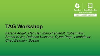 TAG Workshop - Karena Angell, Mario Fahlandt, Brandt Keller, Dylan Page & Chad Beaudin