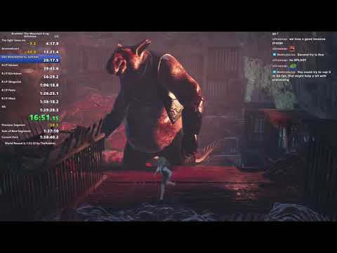 I beat Bramble in 1h35m49s