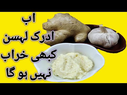 GINGER GARLIC PASTE / ادرک  لہسن  پیسٹ  /  अदरक लहसुन का पेस्ट