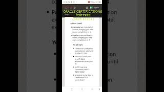 FREE Oracle Certifications 2025 - AI, Multicloud & Data | Save $735 | #shorts #certificación #oracle
