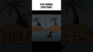 #shorts Stop thinking start doing #motivation #deepmotivation