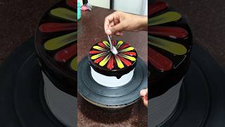 Red cake Fancy Design #cake #shorts #youtuber #explore #unique #recipe #chocolate #food