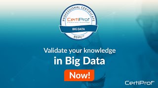 Get Certified in Big Data with CertiProf