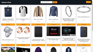 Amazon Clone using Html, Css and Javascript