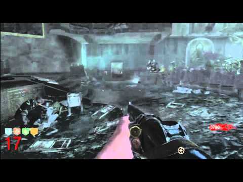 Black Ops Zombies Wall Shot gun Challenge Part 4/9 Kino Solo