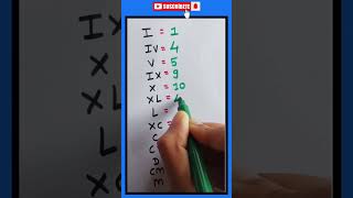 Math Roman number | maths magic | Roman number #maths #mathproblem #learningmagic
