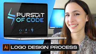 How to Design a Logo in Illustrator for Beginners [Logo design process in Illustrator]