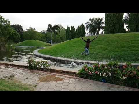 Swimming in Pond - Slow Motion Galaxy S7