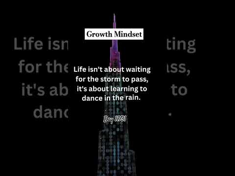 Embrace Life's Challenges: Dance in the Rain | Inspirational Quote
