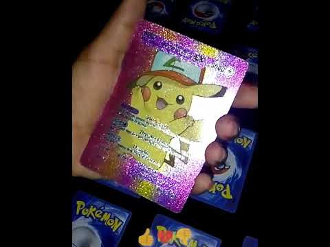 🌈Rainbow/Ash's Pikachu _rare/legendary collection ||#shorts #trending #viral #pikachu#ultrarare