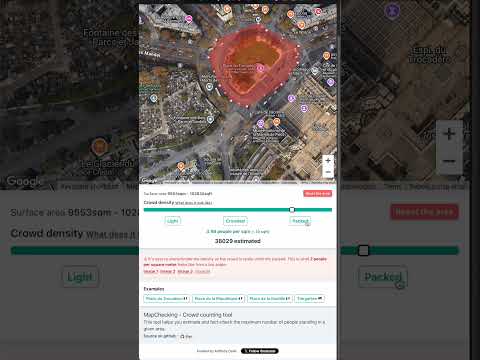 How to see how many people fit in an area - #16 OSINT Advent Tools & Techniques