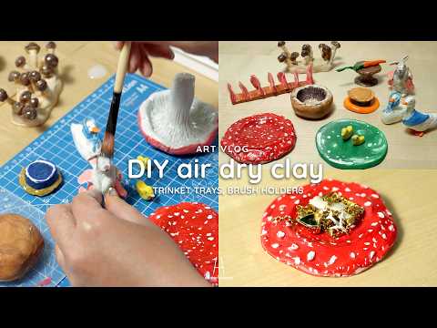 Learning air dry clay at 34 🍄 | Late bloomer artist