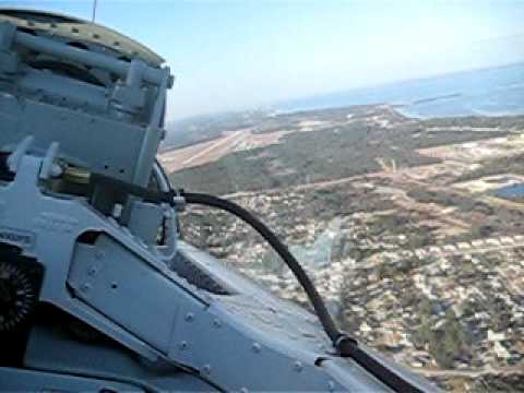 T-33 T-bird jet fly-by and right break at KTIX